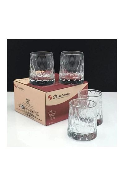 Paşabahçe 420142   Leafy Glass Cup - 100 Cc, Set of 4