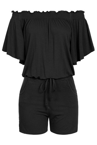 Cloud5ive Fashion Damen Off-shoulder Jumpsuit
