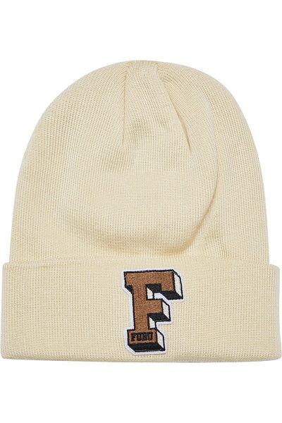 FUBU Accessoires Fa224-001-2 College Beanie Creme/brown