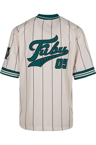 FUBU Herren Fm223-002-1 Varsity Pinstripe Baseball Jersey