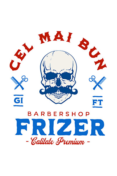 StoryGift Romania Sticker Autocolant 70CM cu Craniu Uman cu Mustata Intrument...