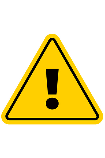 StoryGift Romania Sticker Eticheta 50CM Cu Semn, Atentionare, Triunghi, cu Ma...