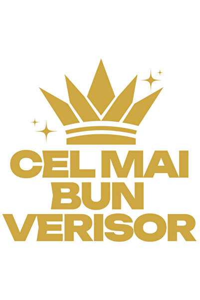 StoryGift Romania Sticker Adeziv 90CM cu Coroana Regala Text Haios Cel Mai Bu...