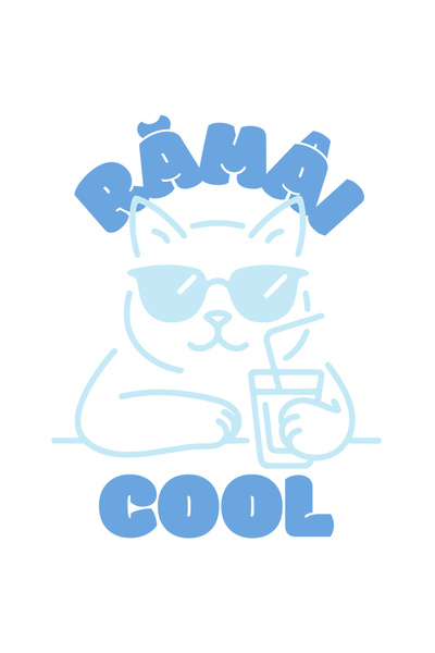 StoryGift Romania Sticker Autocolant 70CM Adeziv Ramai cool, de ce atata seri...