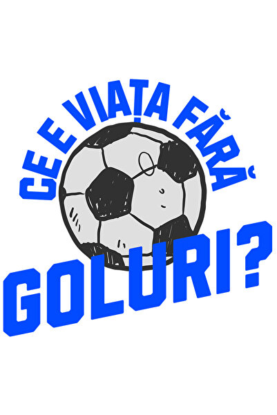 StoryGift Romania Sticker Autocolant 70CM Adeziv MInge de fotbal text CE E VI...