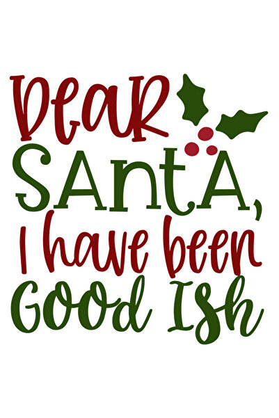 StoryGift Romania Sticker Eticheta 40CM Cu Mesaj De Craciun, Sarbatorii, Vacanta, Text In Engleza Dear Santa I H