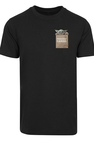 F4NT4STIC Herren Star Wars The Mandalorian Precious Cargo mit T-Shirt Rundhalsausschnitt