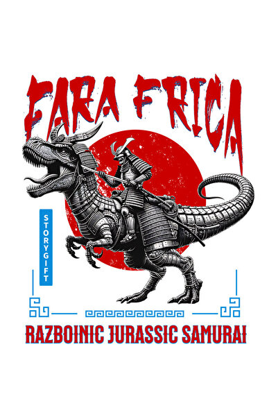 StoryGift Romania Sticker Adeziv 90CM cu Razboinic Stil Chinezec Dinozaur T-R...