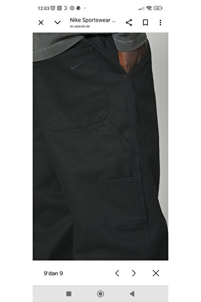 Nike Life Carpenter Cotton Twill Erkek Pantolon fb7198 original sport