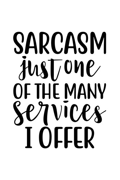 StoryGift Romania Sticker Exterior Cu Mesajul "sarcasmul, Doar Unul Dintre Mu...
