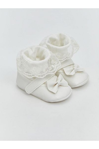 LC Waikiki Baby Girl Walking Shoes with Bow Detail (S5)