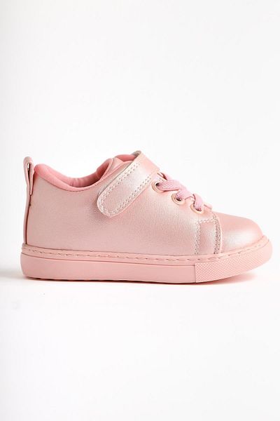 Limoya Daisy Pura Lace-Up Baby Sports Shoes with Velcro Detail