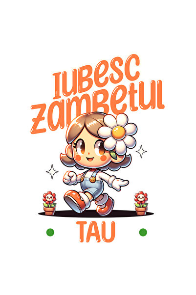 StoryGift Romania Sticker Adeziv 90CM Adeziv Iubesc zambetul tau iubure fata ...