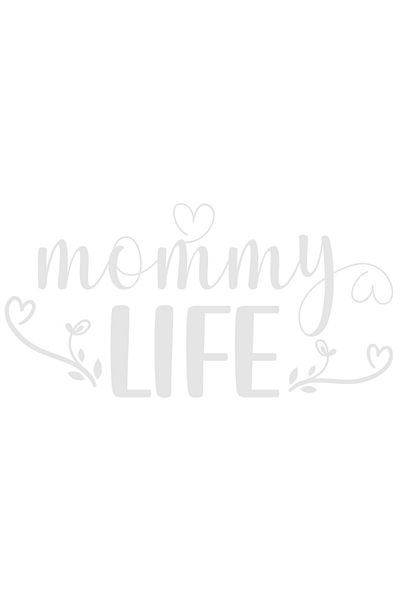 StoryGift Romania Sticker Exterior Cu Textul In Limba Engleza "mommy Life" - Viata De Mamicuta Fericire Sacr
