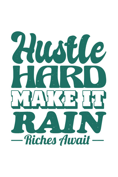 StoryGift Romania Sticker Eticheta 40CM Cu Mesaj In Engleza Hustle Hard Make ...