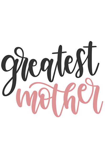 StoryGift Romania Sticker Eticheta 50CM Cu Text In Engleza Greatest Mother, C...