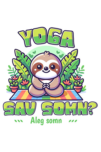 StoryGift Romania Sticker Autocolant 70CM Adeziv animal lenes yoga sau somn_ ...