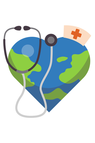 StoryGift Romania Sticker Adeziv 90CM Cu Inima, Asistenta, Stetoscop, Planeta, cu Margini Albe, PVC Vinyl 90 cm