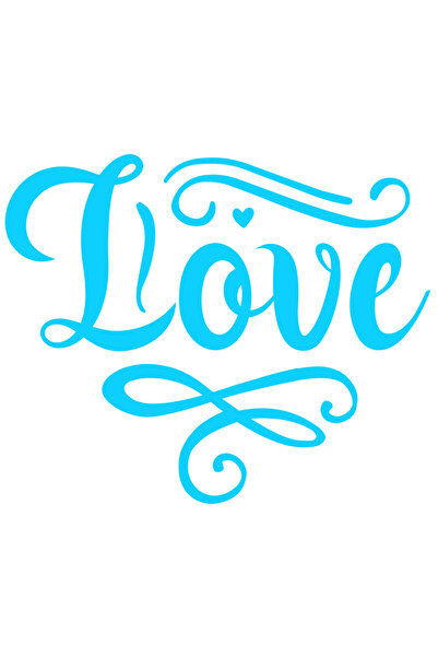 StoryGift Romania Sticker Autocolant 70CM Exterior cu inimioara si textul "Iu...