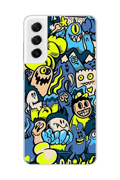 Dali Design Clear Case Compatible with Samsung Galaxy S21 Fe with Graffiti 11...