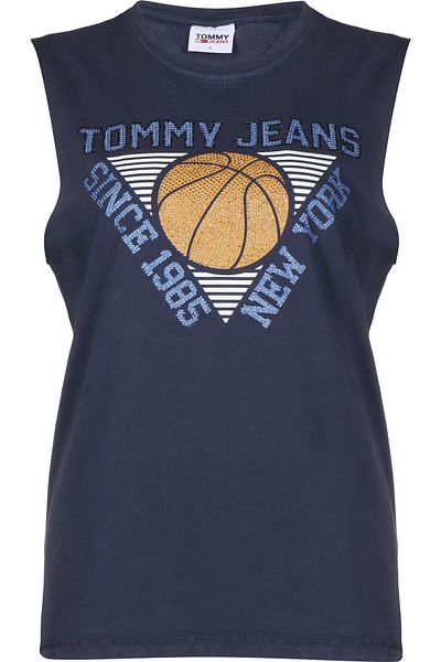 Tommy Hilfiger Damen Tommy Jeans Relaxed Basketball Tank