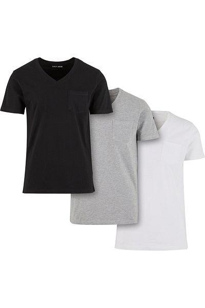 DEF Herren 3er-Pack T-Shirts