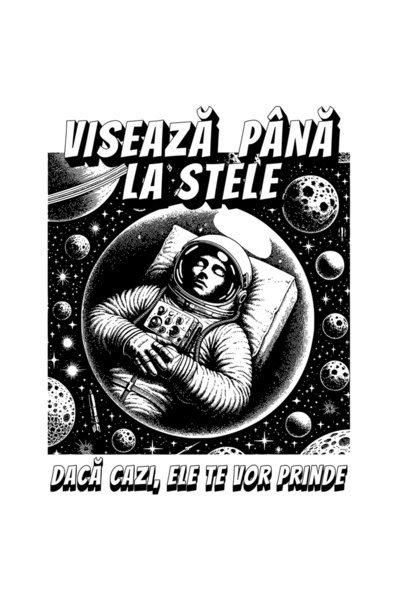 StoryGift Romania Sticker Adeziv 90CM Adeziv Astronaut vis. VISEAZA PANA LA S...