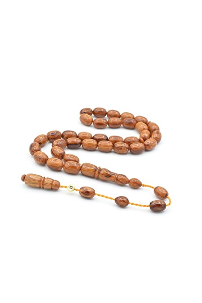 Murty99 Enes Abdo Signed Capsule Cut Brown Czechoslovakian Katalin Rosary