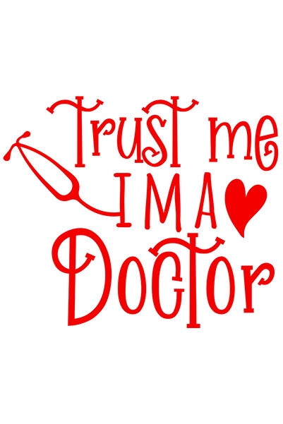 StoryGift Romania Sticker Exterior cu inimioara pentru doctori cu mesajul "Ai...