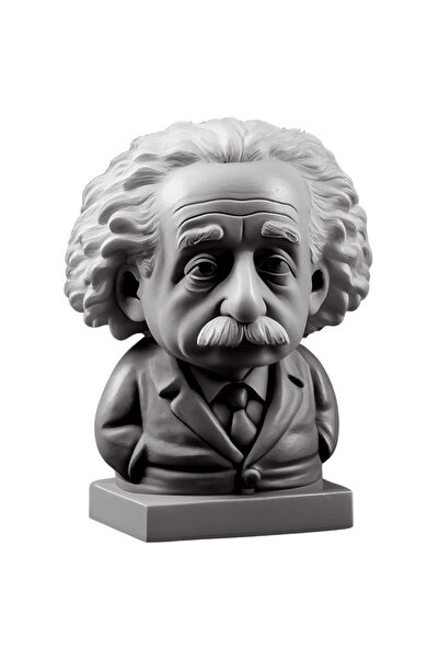 StoryGift Romania Sticker Eticheta 40CM Cu Einstein, Sculptura, Fizician, Iub...