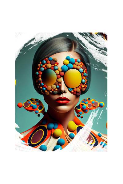 StoryGift Romania Sticker Autocolant 70CM Cu Portret Cu Fata Ochelarii De Soa...