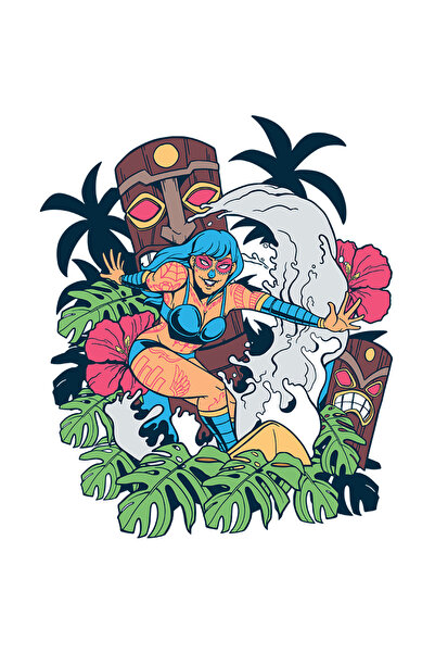 StoryGift Romania Sticker Autocolant 70CM Personalizata Calatorii, Hawaii, Pl...