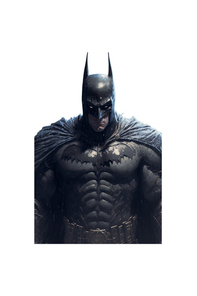 StoryGift Romania Sticker Autocolant 70CM Cu Potret Batman, Tinuta Emblematic...