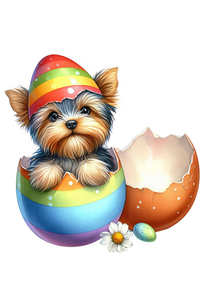 StoryGift Romania Sticker Adeziv 90CM cu un catel blanos care iese dintr-un o...