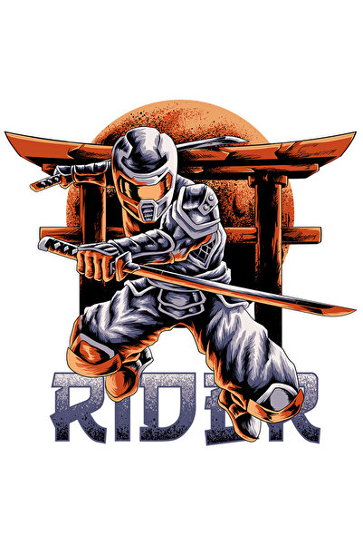 StoryGift Romania Sticker Autocolant 70CM Cu Mesaj Rider, Ninja, Asiatic, Ilu...