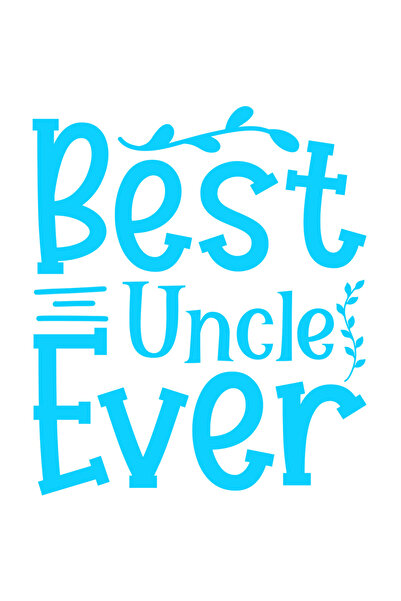 StoryGift Romania Sticker Eticheta 40CM Exterior pentru cel mai bun unchi cu ...