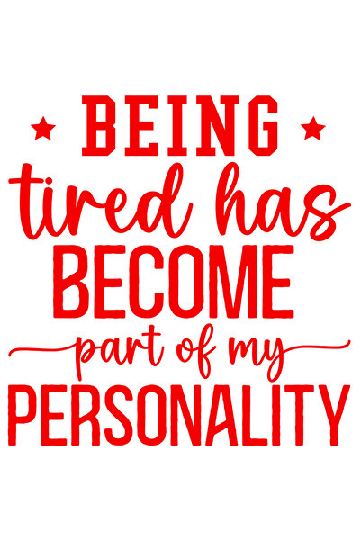 StoryGift Romania Sticker Eticheta 40CM Exterior pentru cei carora oboseala "...