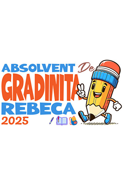 StoryGift Romania Sticker Adeziv 90CM cu Creion Vesel Cu Semnul Pace Text Abs...