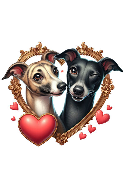 StoryGift Romania Sticker Adeziv 90CM cu o catelusa si un catel care stau int...