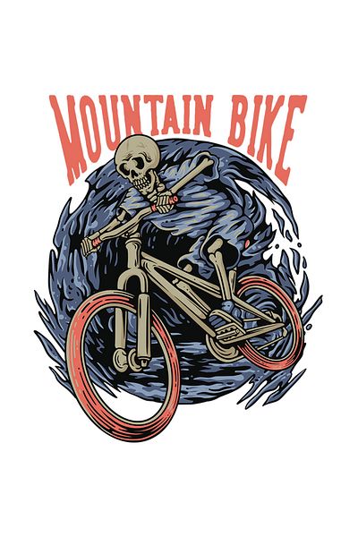 StoryGift Romania Sticker Autocolant 70CM Cu Mesaj In Engleza Mountain Bike, Bicicleta, Schelete, Pestera, Sport