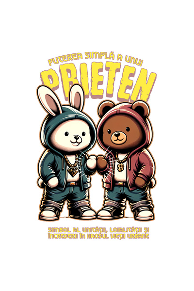 StoryGift Romania Sticker Autocolant 70CM Adeziv Puterea simpla a unui priete...