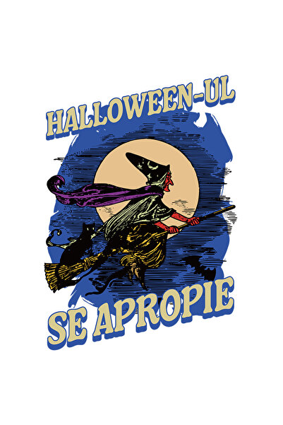 StoryGift Romania Sticker Autocolant 70CM Adeziv h4ALLoween-ul se apropie vra...