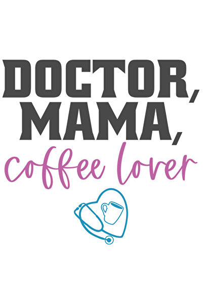 StoryGift Romania Sticker Eticheta 40CM Cu Text Doctor, Mama, Coffee Lover, I...