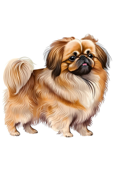 StoryGift Romania Sticker Autocolant 70CM cu un catel blanos, de talie mica, ...