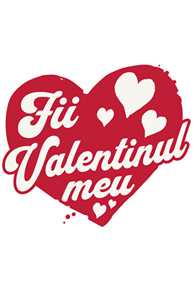 StoryGift Romania Sticker Autocolant 70CM Adeziv fii valentinul meu cuplu Val...