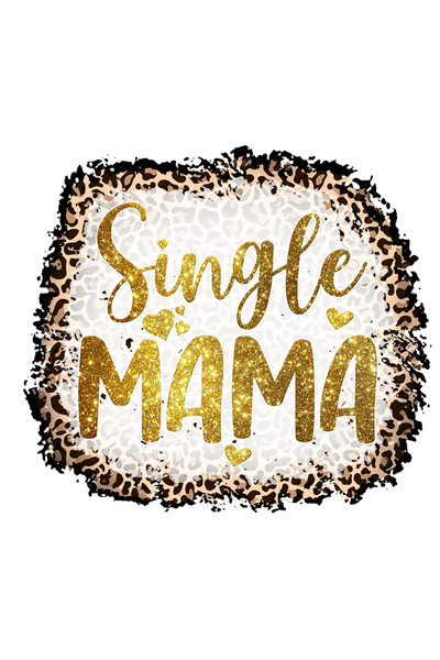 StoryGift Romania Sticker Autocolant 70CM cu mesajul "Single Mama", ilustrati...
