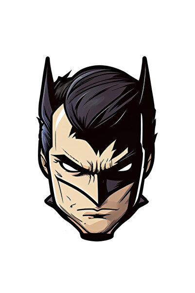 StoryGift Romania Sticker Eticheta 40CM Cu Portret Batman, Super Erou Personaj Fictiv, Desene Animate, Marvel, D