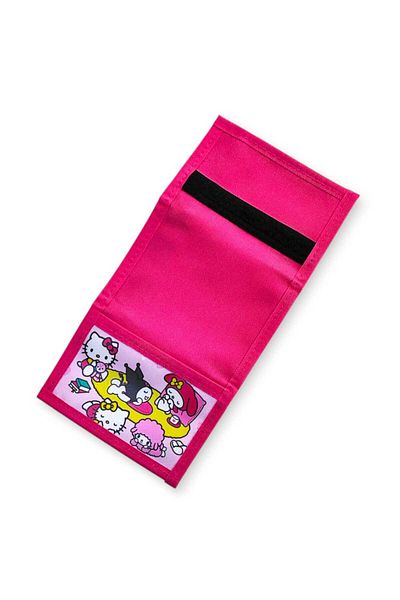 Bebek Özel Velcro Girls Wallet Zipper Wallet Colorful Hello Kitty 3 Printed Wallet