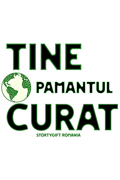StoryGift Romania Sticker Adeziv Tine Pamantul Curat, Poluare, Planeta Noastr...