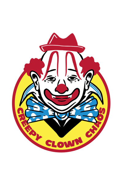 StoryGift Romania Sticker Autocolant 70CM Cu Mesaj In Engleza Creepy Clown Ch...